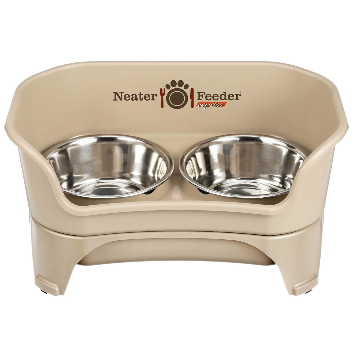 Neater Feeder Express for Cats - MESS PROOF PET BOWLS with Raised Walls & Elevated Design for Improved Digestion - Easy to Clean & Top-Rack Dishwasher Safe - Made in the USA