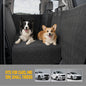 Heavy Duty Hard Bottom Dog Car Seat Extender, 400Lbs Capacity Waterproof Backseat Hammock Platform, Solid Base Pet Protector for Cars, Suvs & Full-Size Trucks