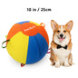 Professional Interactive Herding Ball for Dogs - Durable Inflatable Dog Ball Set with Protective Cover and Pump - Ideal Outdoor Exercise Toy Gift