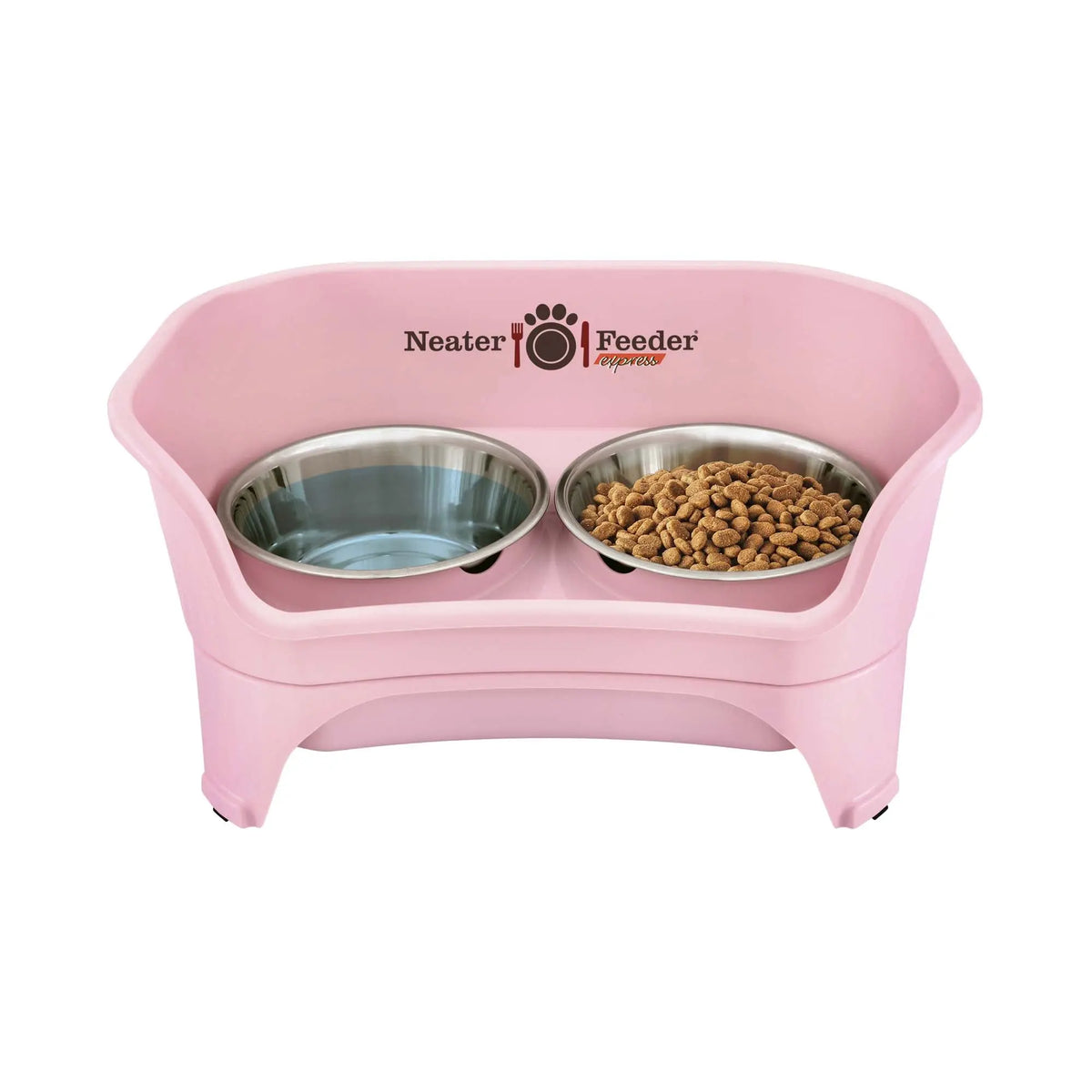 Neater Feeder Express for Cats - MESS PROOF PET BOWLS with Raised Walls & Elevated Design for Improved Digestion - Easy to Clean & Top-Rack Dishwasher Safe - Made in the USA