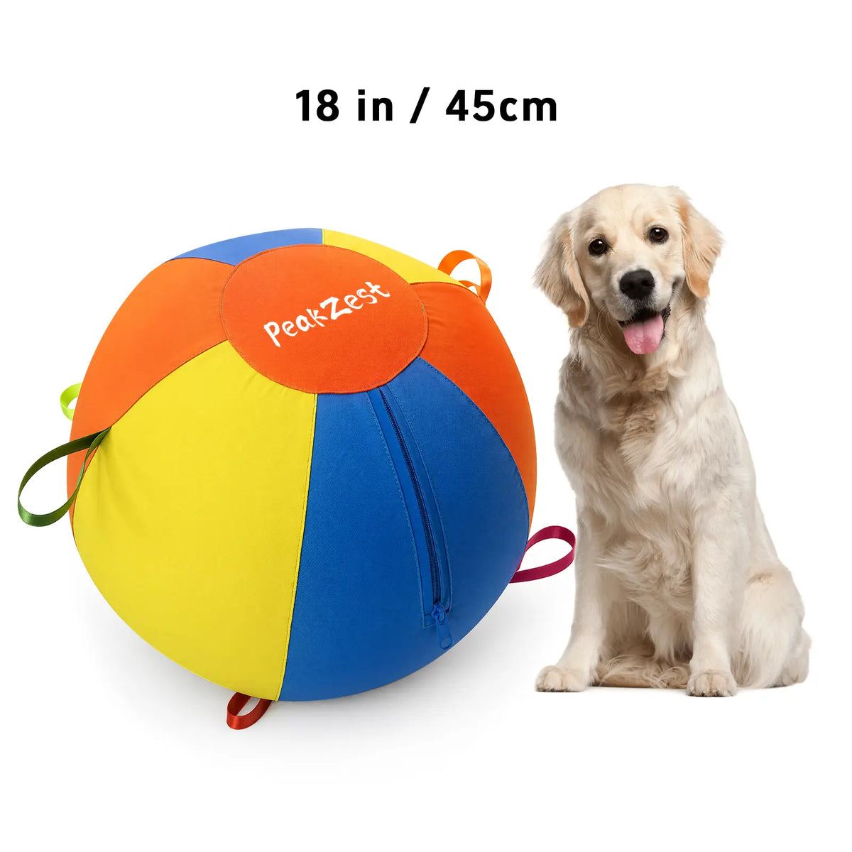 Professional Interactive Herding Ball for Dogs - Durable Inflatable Dog Ball Set with Protective Cover and Pump - Ideal Outdoor Exercise Toy Gift