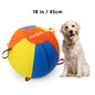 Professional Interactive Herding Ball for Dogs - Durable Inflatable Dog Ball Set with Protective Cover and Pump - Ideal Outdoor Exercise Toy Gift